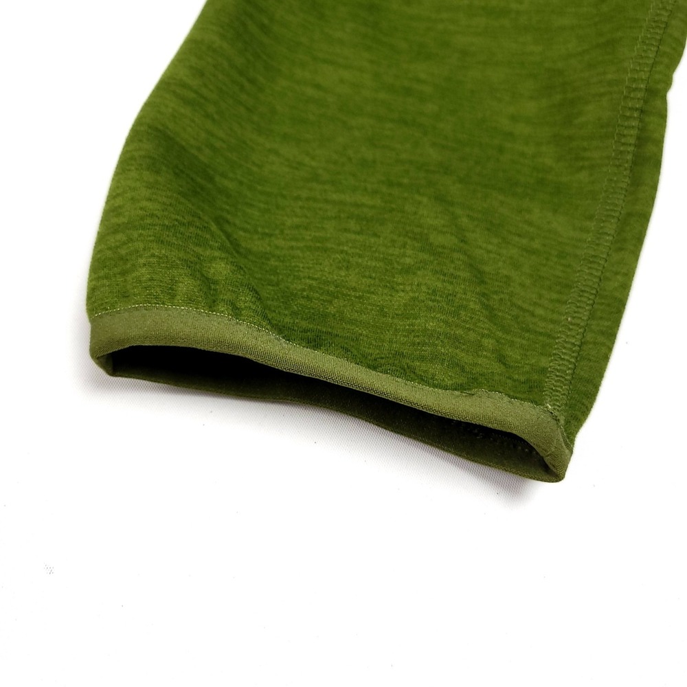 The North‎ Face Men's Large 1/2 Zip Forest Olive Long Sleep New - Picture 2 of 10